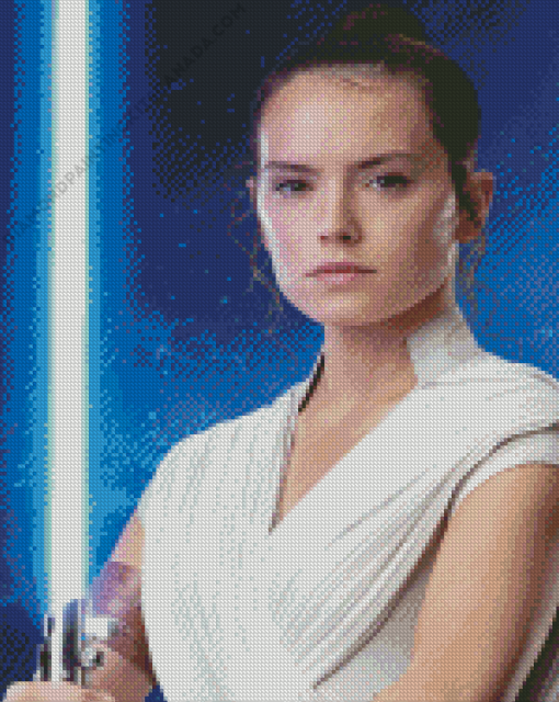 Rey Star Wars Movie Diamond Painting