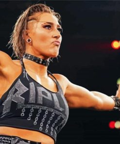 Wrestler Rhea Ripley Diamond Painting