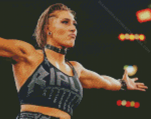 Wrestler Rhea Ripley Diamond Painting