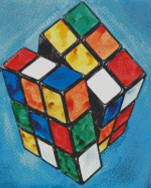 Rubiks Cube Diamond Painting