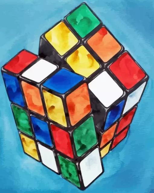 Rubiks Cube Diamond Painting