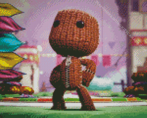 Sackboy Video Game Diamond Painting