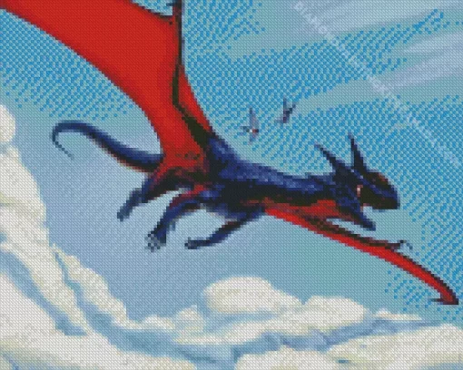 Salamence Diamond Painting