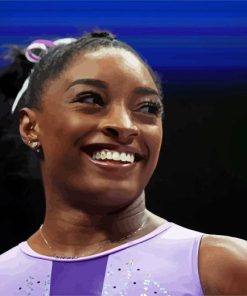 Simone Biles Athlete Diamond Painting