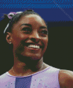 Simone Biles Athlete Diamond Painting