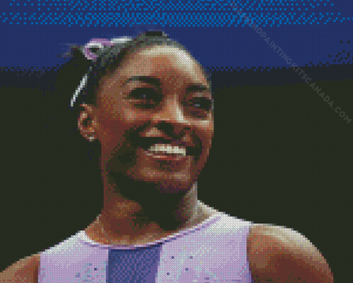 Simone Biles Athlete Diamond Painting