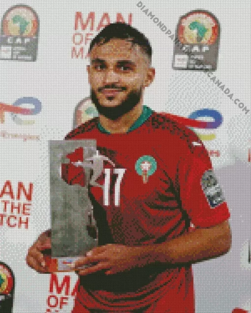 Sofiane Boufal Diamond Painting