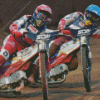 Speedway Motorcycle Racing Diamond Painting