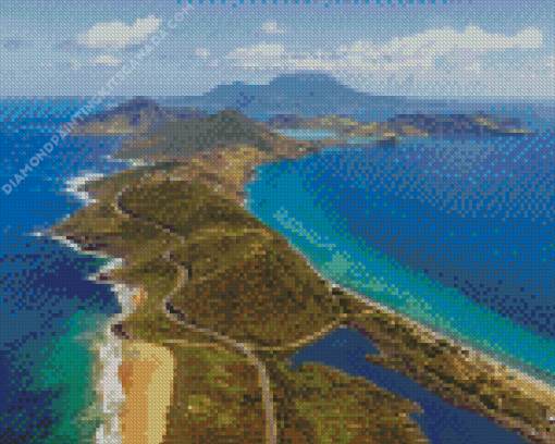 St Kitts Caribbean Island Diamond Painting