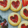 Strawberry Jam Cookies Diamond Painting