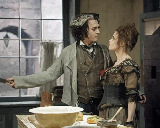 Sweeney Todd Characters Diamond Painting