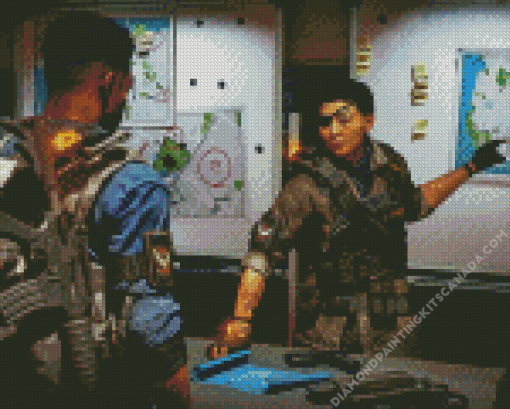 The Division Game Diamond Painting