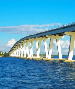 The Sanibel Causeway Bridge Diamond Painting