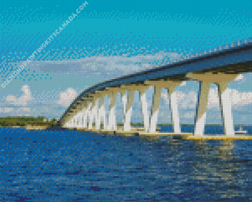 The Sanibel Causeway Bridge Diamond Painting