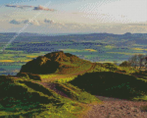 The Wrekin Shropshire Hill Diamond Painting