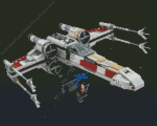 The X Wing Starfighter Diamond Painting