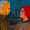 Triss and Geralt The Witcher Diamond Painting