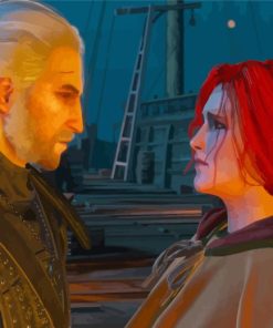 Triss and Geralt The Witcher Diamond Painting