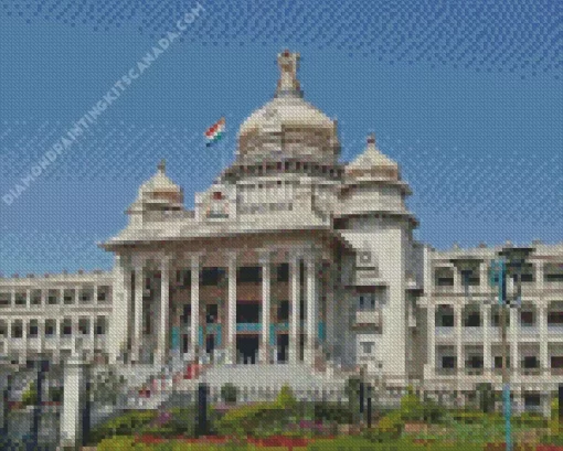 Vidhana Soudha Diamond Painting