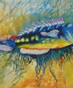 Abstract Snakehead Diamond Painting