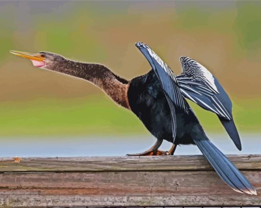 Anhinga Diamond Painting