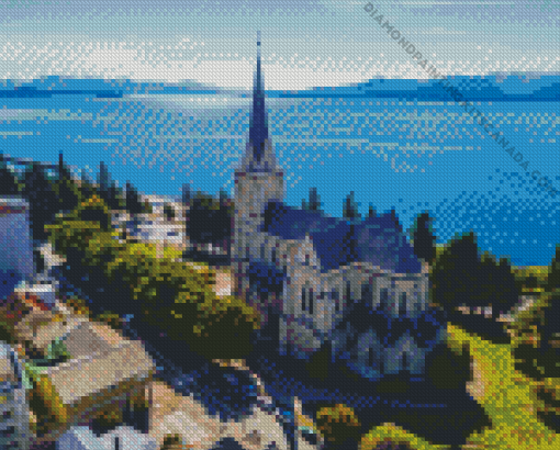 Cathedral of San Carlos de Bariloche Diamond Painting