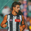 Collingwood Football Player Diamond Painting