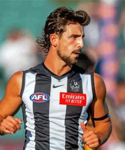 Collingwood Football Player Diamond Painting