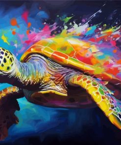 Colorful Turtle Diamond Painting