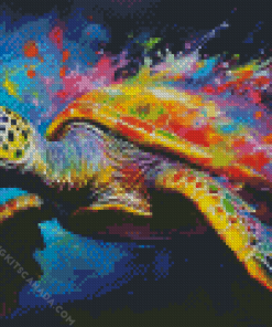 Colorful Turtle Diamond Painting