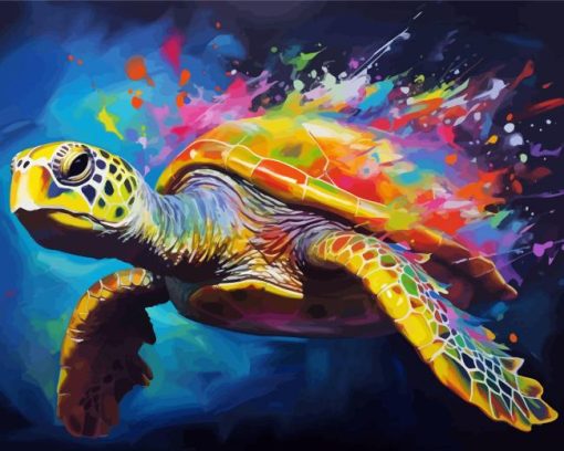 Colorful Turtle Diamond Painting