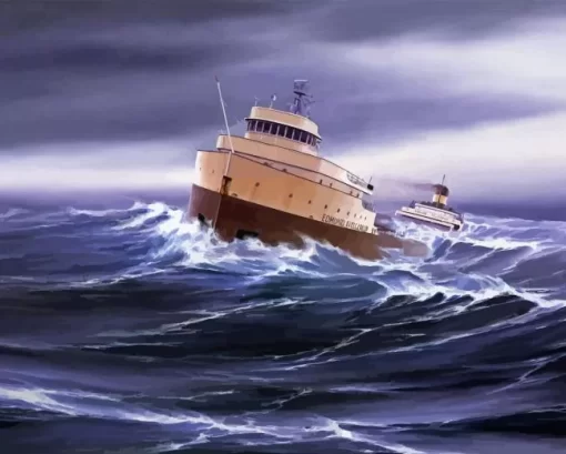 Edmund Fitzgerald Diamond Painting