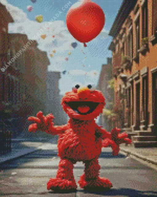 Elmo Muppet Diamond Painting