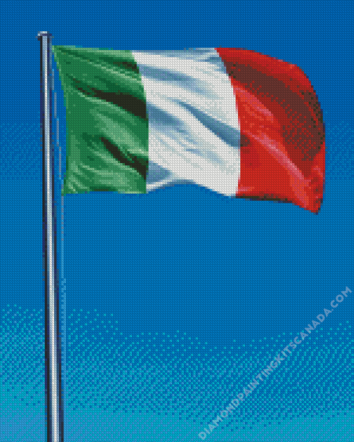 Flag Of Italy Diamond Painting