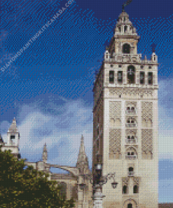 Giralda Seville Andalusia Cathedral Diamond Painting