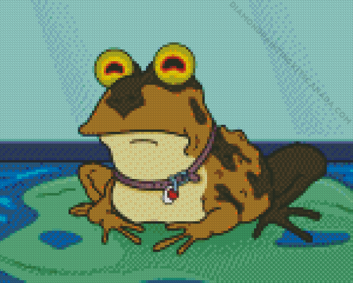 Hypnotoad Cartoon Character Diamond Painting