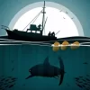 Jaws Illustration Poster Diamond Painting