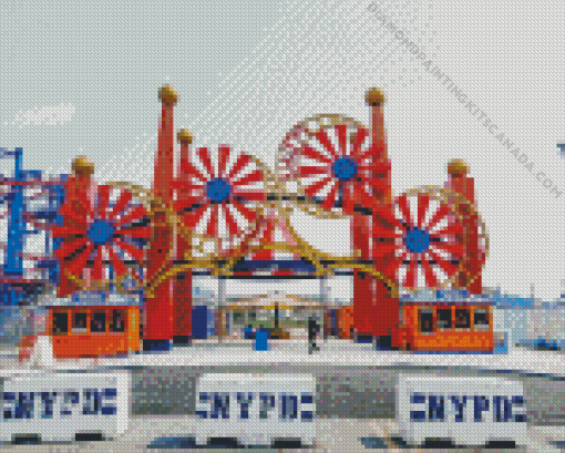 Luna Park Coney Island Diamond Painting