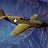 Military P51 Mustang Fighter Diamond Painting