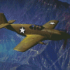 Military P51 Mustang Fighter Diamond Painting