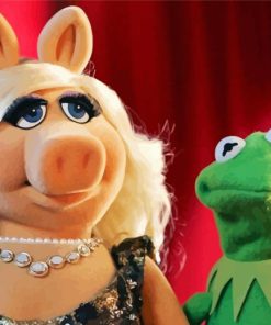 Miss Piggy And Kermit The Frog Diamond Painting