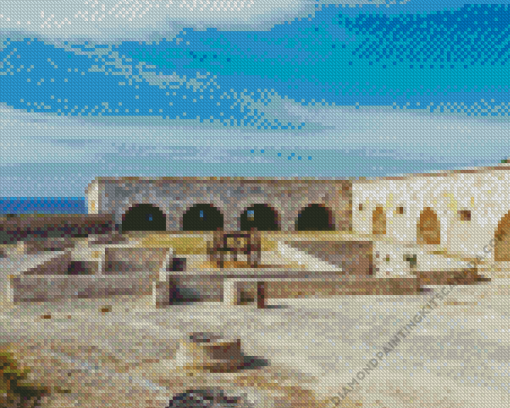 Mola Minorca Fortress Diamond Painting