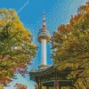 Namsan Tower Diamond Painting