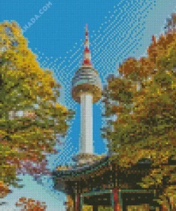 Namsan Tower Diamond Painting