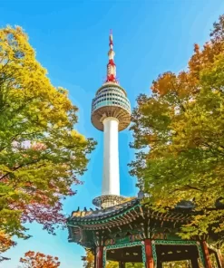 Namsan Tower Diamond Painting