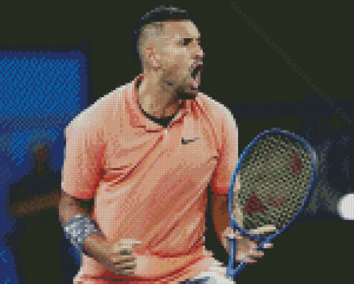 Nick Hilmy Kyrgios Diamond Painting