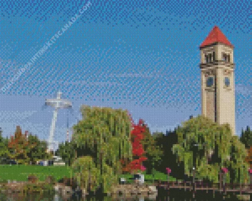 Riverfront Park Diamond Painting