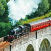 Scotland Hogwarts Express Train Diamond Painting