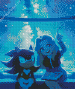 Shadow and Maria Game Characters Diamond Painting