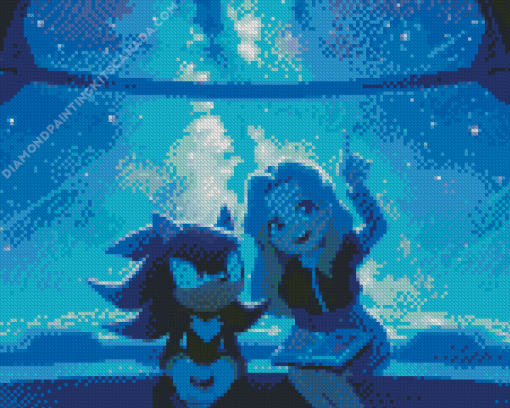 Shadow and Maria Game Characters Diamond Painting